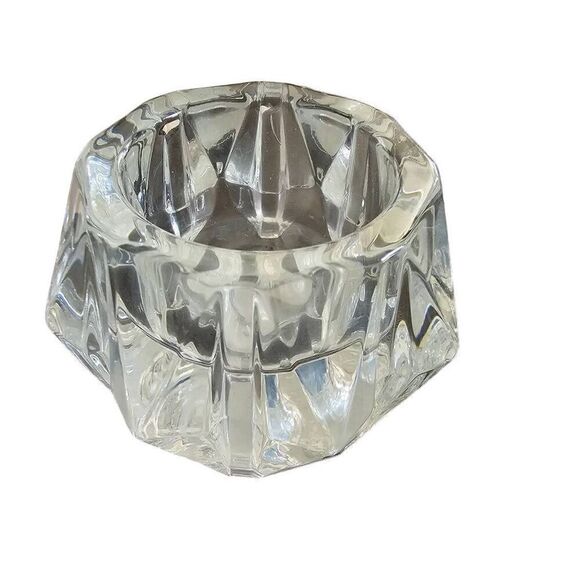 2 Crystal Candle Stick Holders, gorgeous 3x3 - Picture 3 of 3